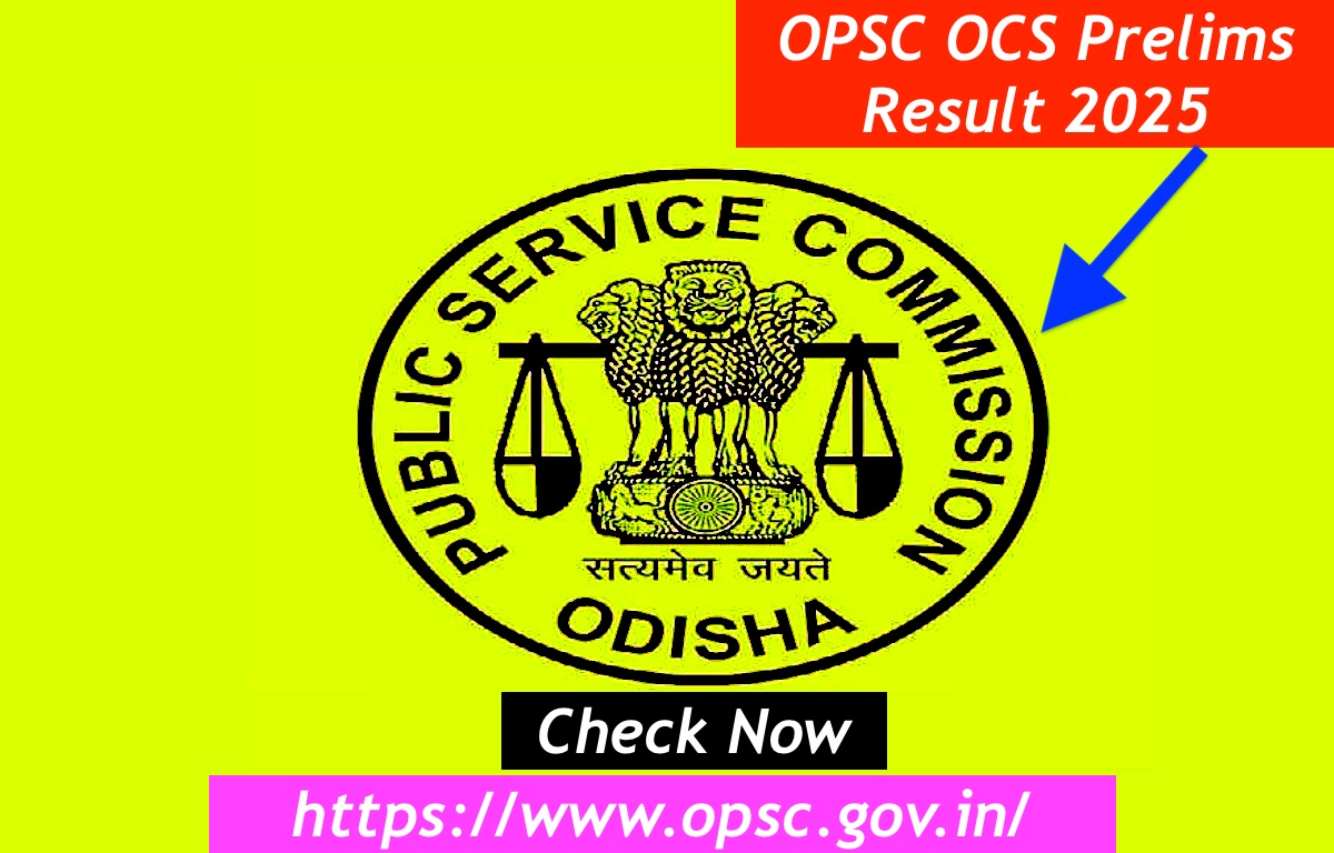 OPSC OCS Prelims Result